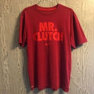 Nike Men's Red Dri Fit T Shirt
